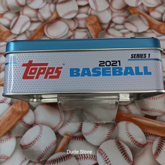 2021 Topps Series 1 Baseball - 70 Years - Ronald Acuña Jr. **TIN ONLY NO CARDS! - Picture 7 of 11